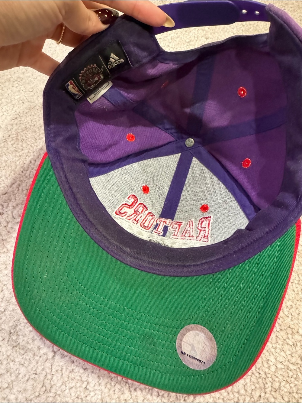 Vtg Toronto Raptors Cap - Picture 2 of 3
